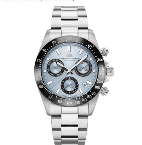 Christophe Duchamp Grand Mont II Blue – NIEUW – Swiss Luxury, Overige merken, Staal, Nieuw, Ophalen of Verzenden
