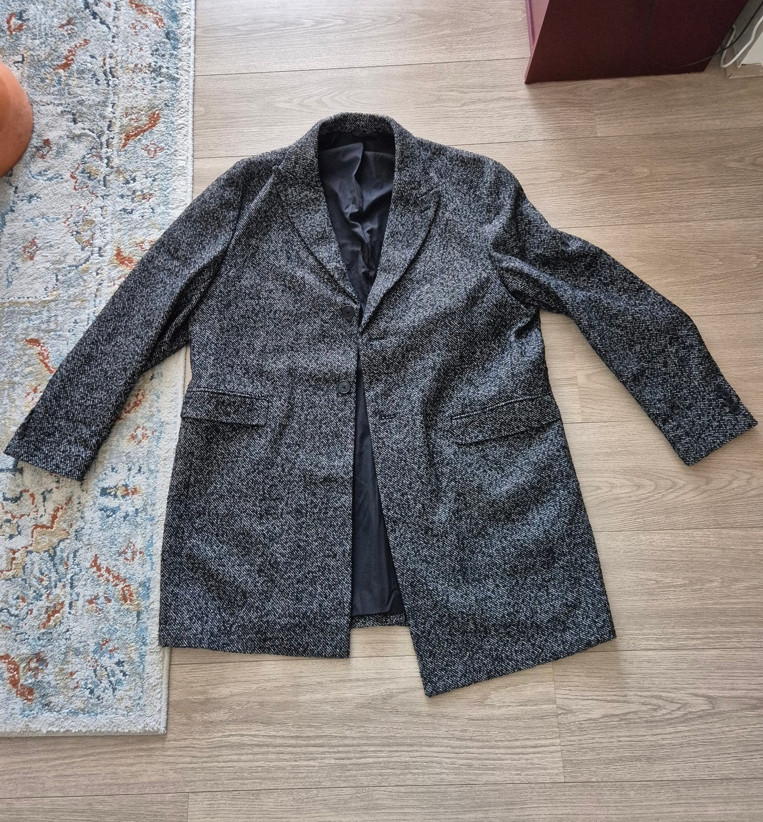 Winter wollen jas van C&A, maat XXL, Kleding | Heren, Overige maten, Zo goed als nieuw, Grijs, C&A
