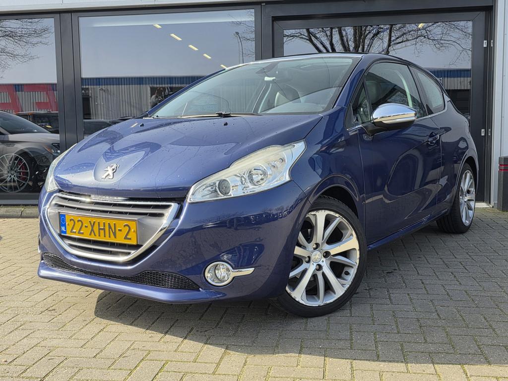 Peugeot 208 1.6 VTi Allure + PANO DAK + VOLLEER + NAVIGATIE, Auto's, Peugeot, Voorwielaandrijving, Euro 5, Gebruikt, Zwart