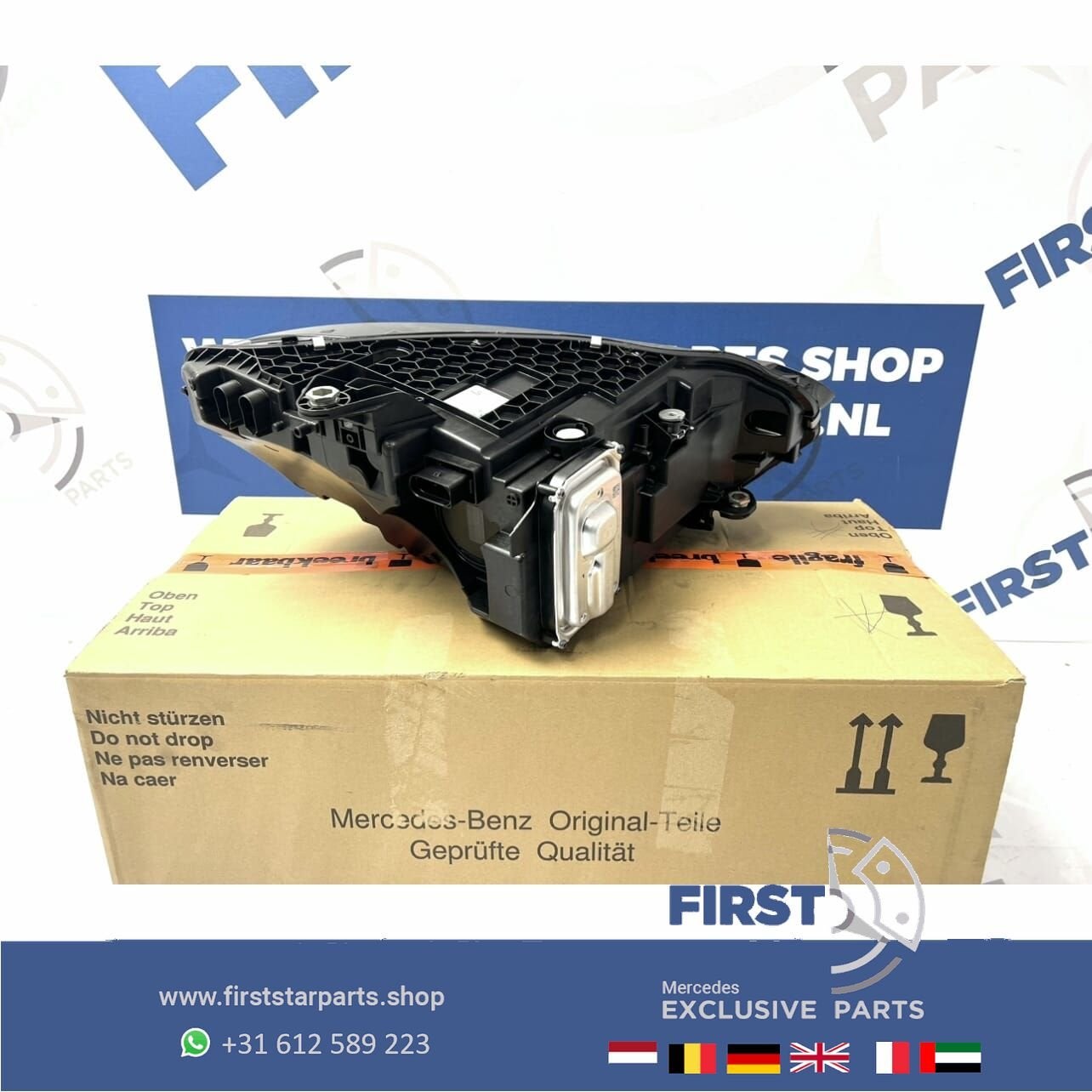 V295 EQE LED KOPLAMP LINKS HIGH PERFORMANCE A2959060700 MERC, Gebruikt, -, Ophalen of Verzenden, -