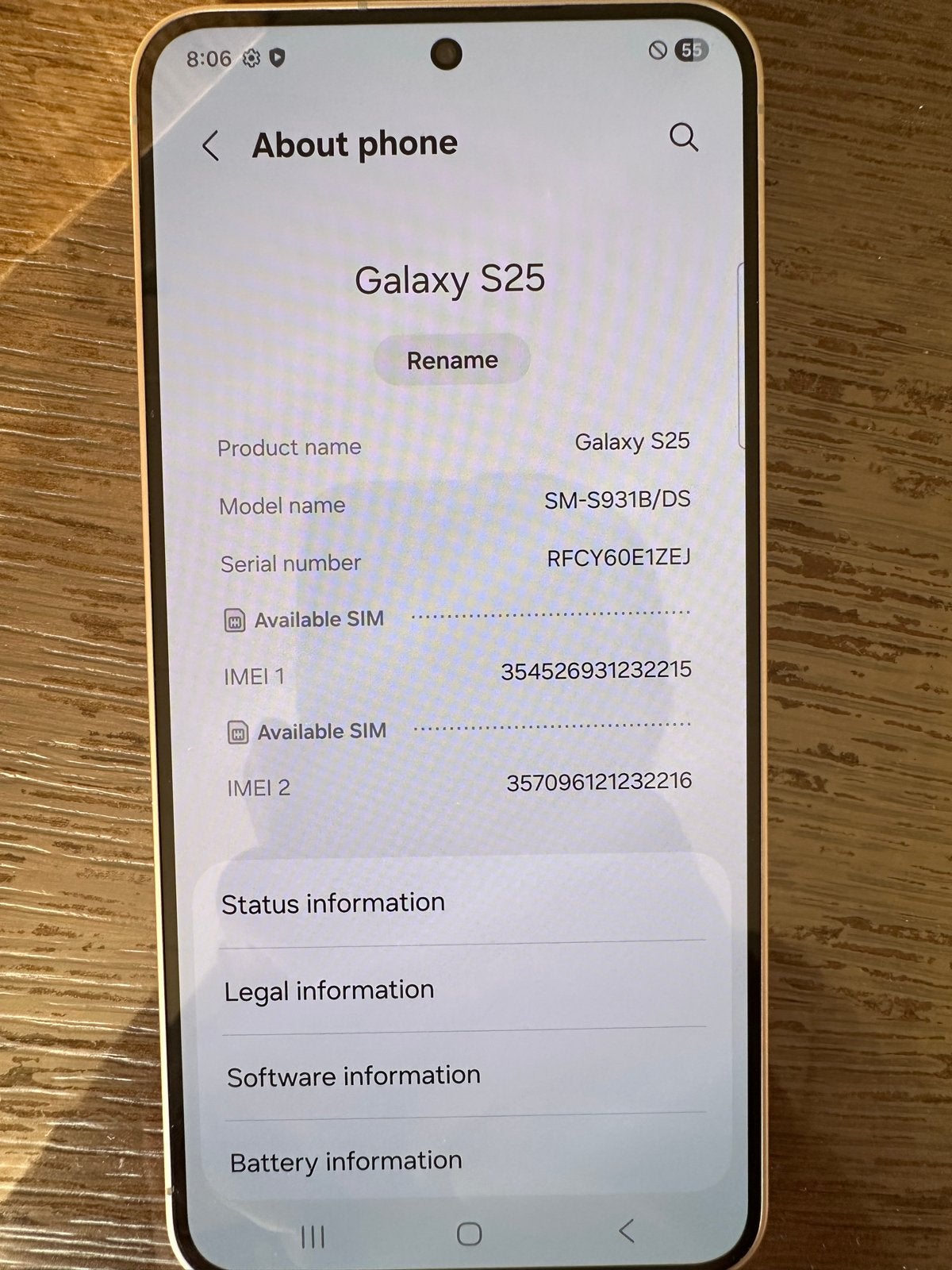 Samsung Galaxy S25 - Zo goed als nieuw, Overige modellen, Touchscreen, Ophalen of Verzenden, Zo goed als nieuw