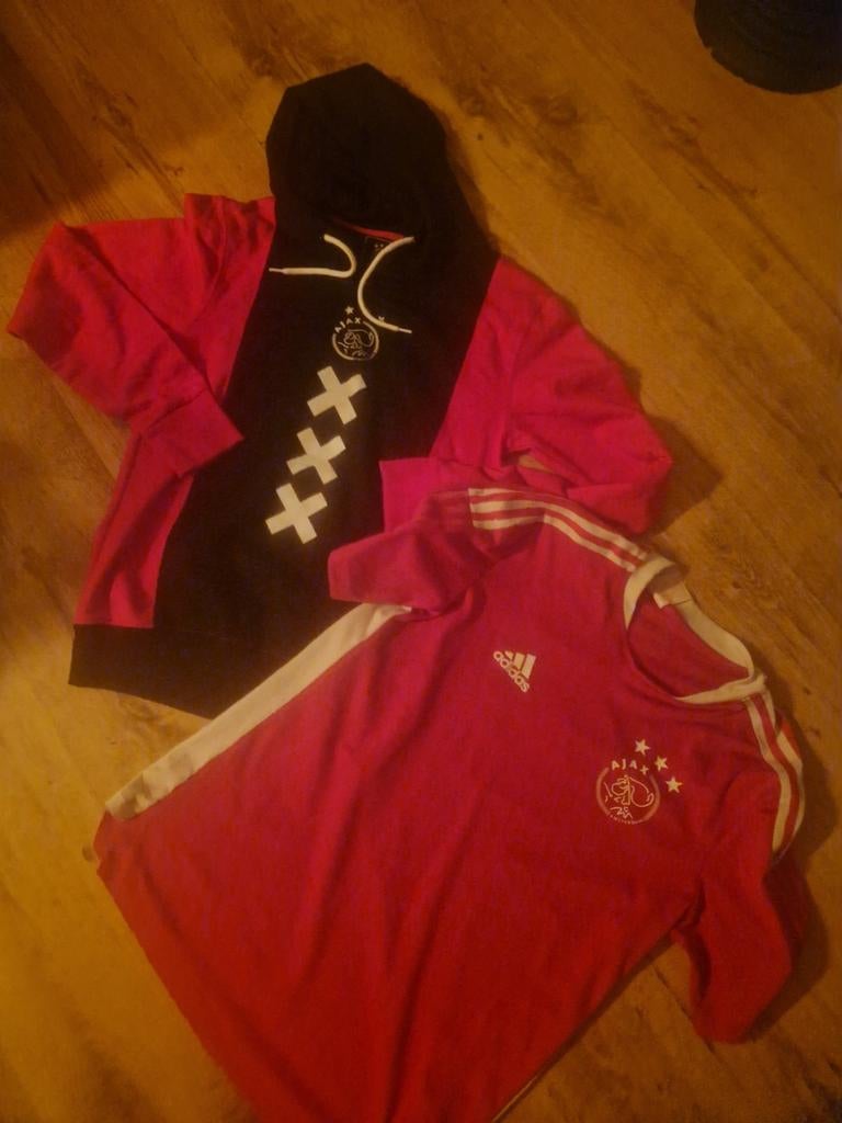 Ajax kleding: Hoodie en T-shirt, Ophalen of Verzenden, Gebruikt