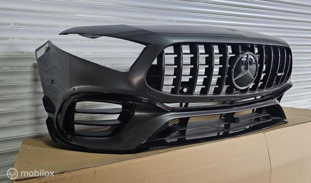 Mercedes A45 AMG Voorbumper W177 EARODYNAMIKA A1778857804, Gebruikt, Voor, Ophalen of Verzenden