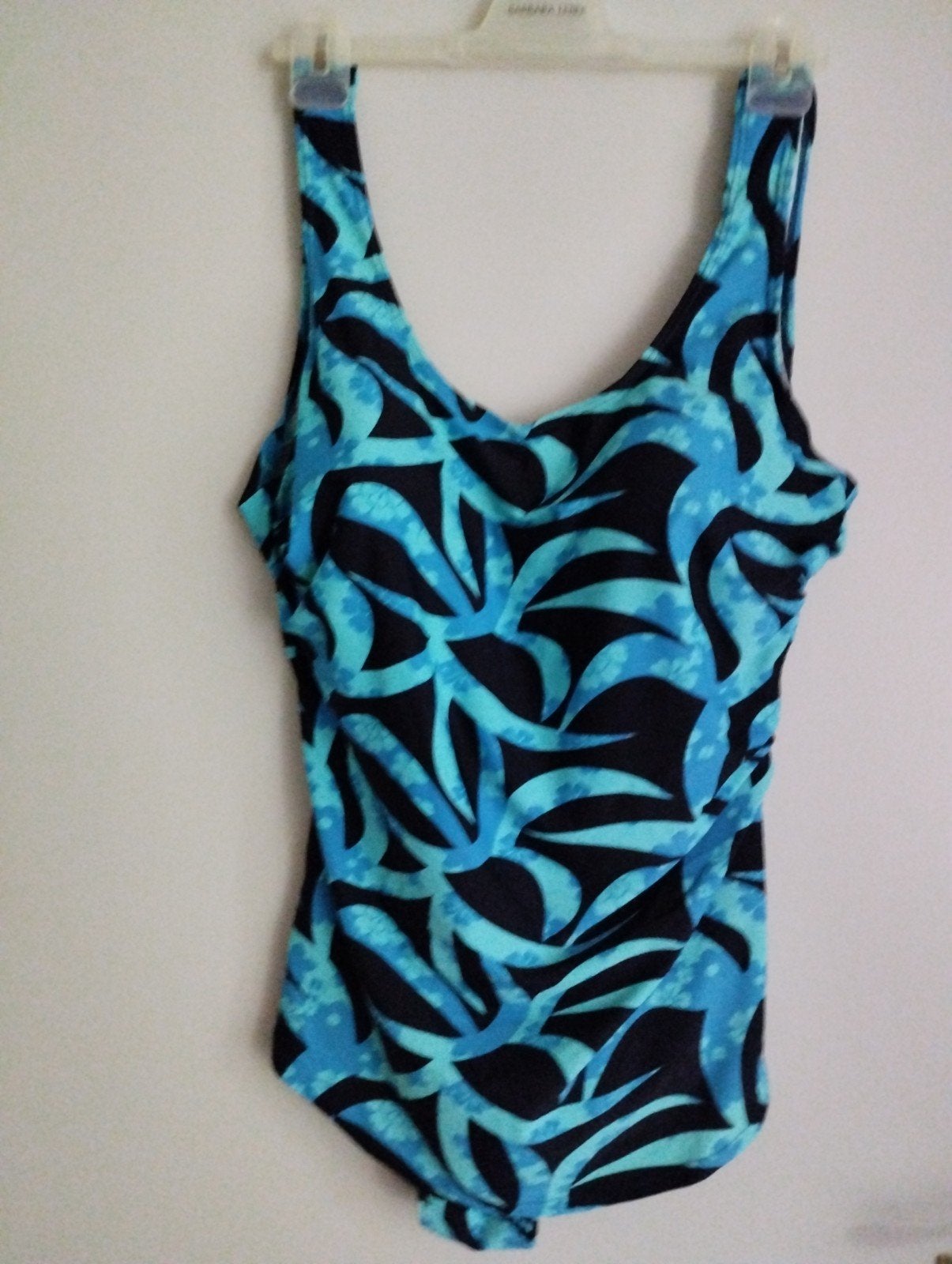 Nieuw Badpak Aqua Zwart Maat 50D Dubbele Voorkant, Kleding | Dames, Badmode en Zwemkleding, Ophalen of Verzenden, Nieuw, Blauw