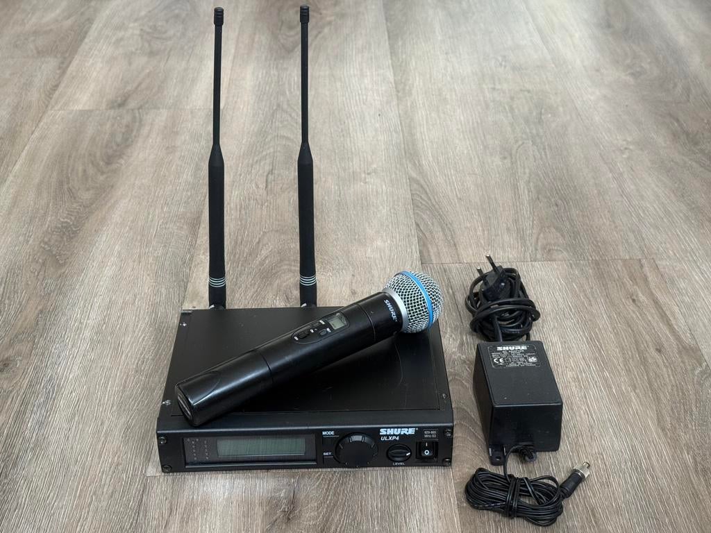 Shure ULXP24-SM58 (S3, 829-865 MHz) handheld draadloos, Muziek en Instrumenten, Microfoons, Ophalen of Verzenden, Zo goed als nieuw