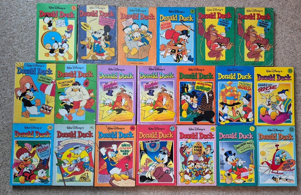 Donald Duck pockets - 2e serie [1977-1991] los of in 1 koop, Gelezen, Walt Disney, Ophalen of Verzenden, Meerdere stripboeken