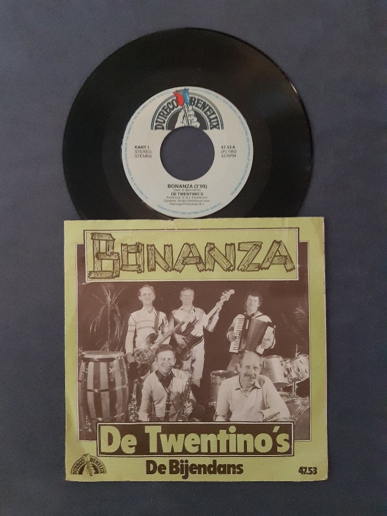 De Twentino's - Bonanza VG/VG+, Gebruikt, 7 inch, Levenslied of Smartlap, Fotohoes