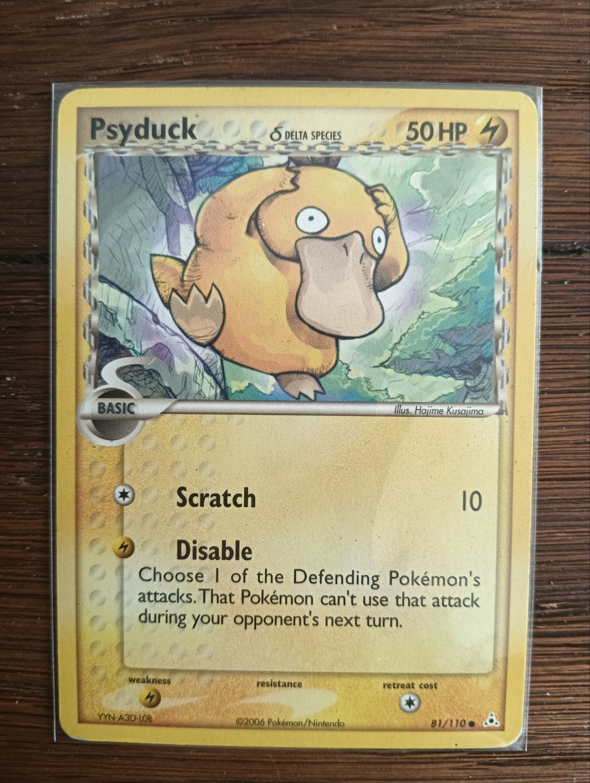 Psyduck Delta Species, EX holon Phantoms, Ophalen of Verzenden, Zo goed als nieuw