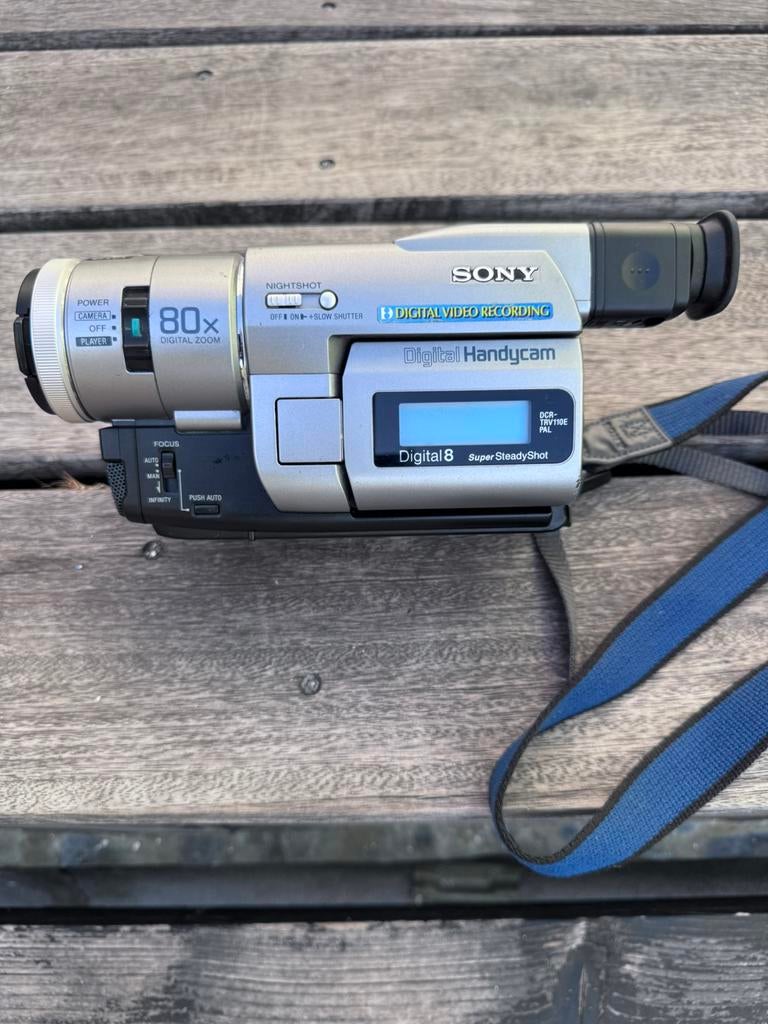 Sony Digital8 Handycam DCR-TRV110E PAL Vintage camcorder, Ophalen of Verzenden, Hi 8