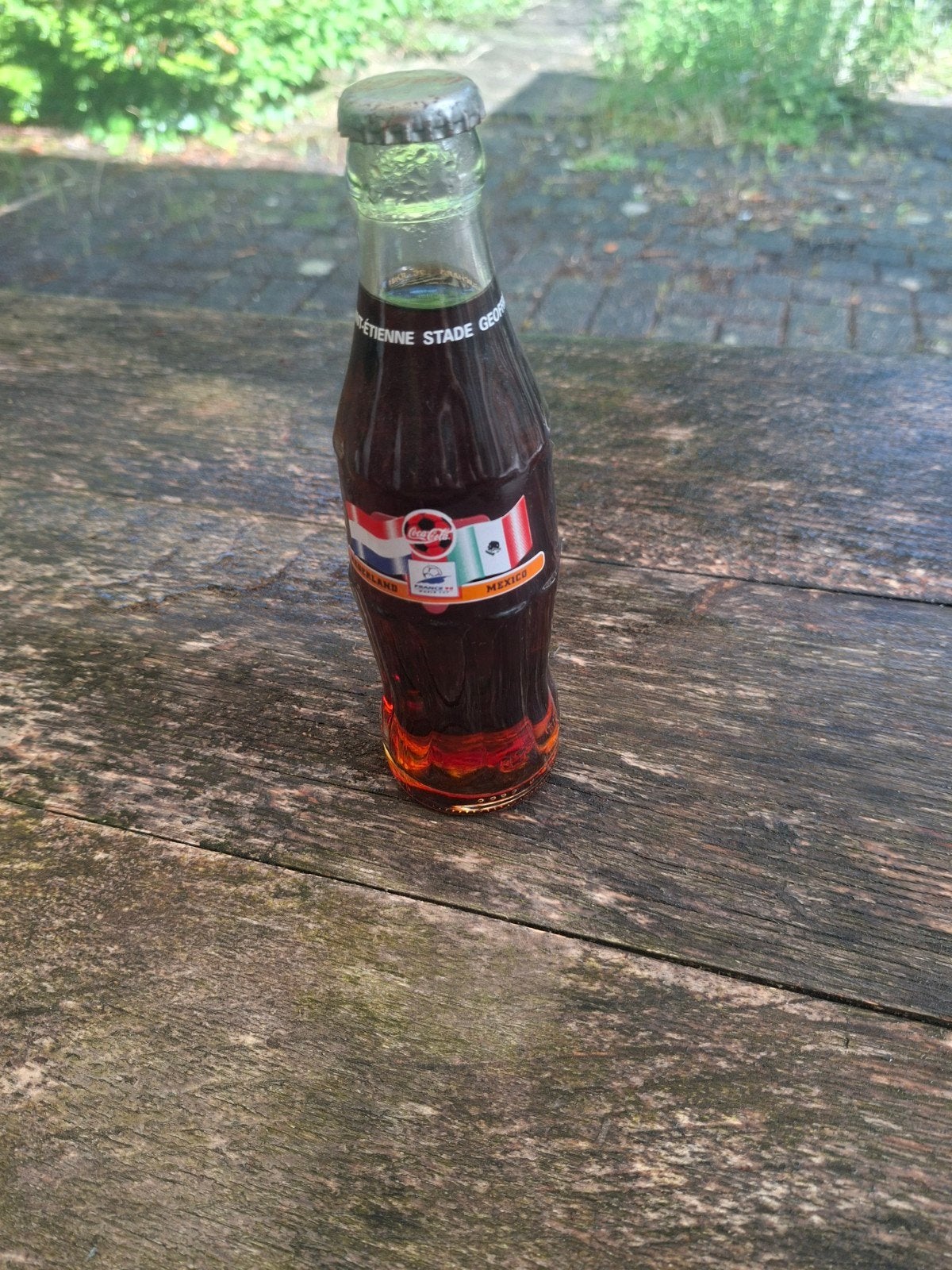 Vintage Coca-Cola flesje WK 1998 Frankrijk, Verzamelen, Ophalen of Verzenden, Gebruikt