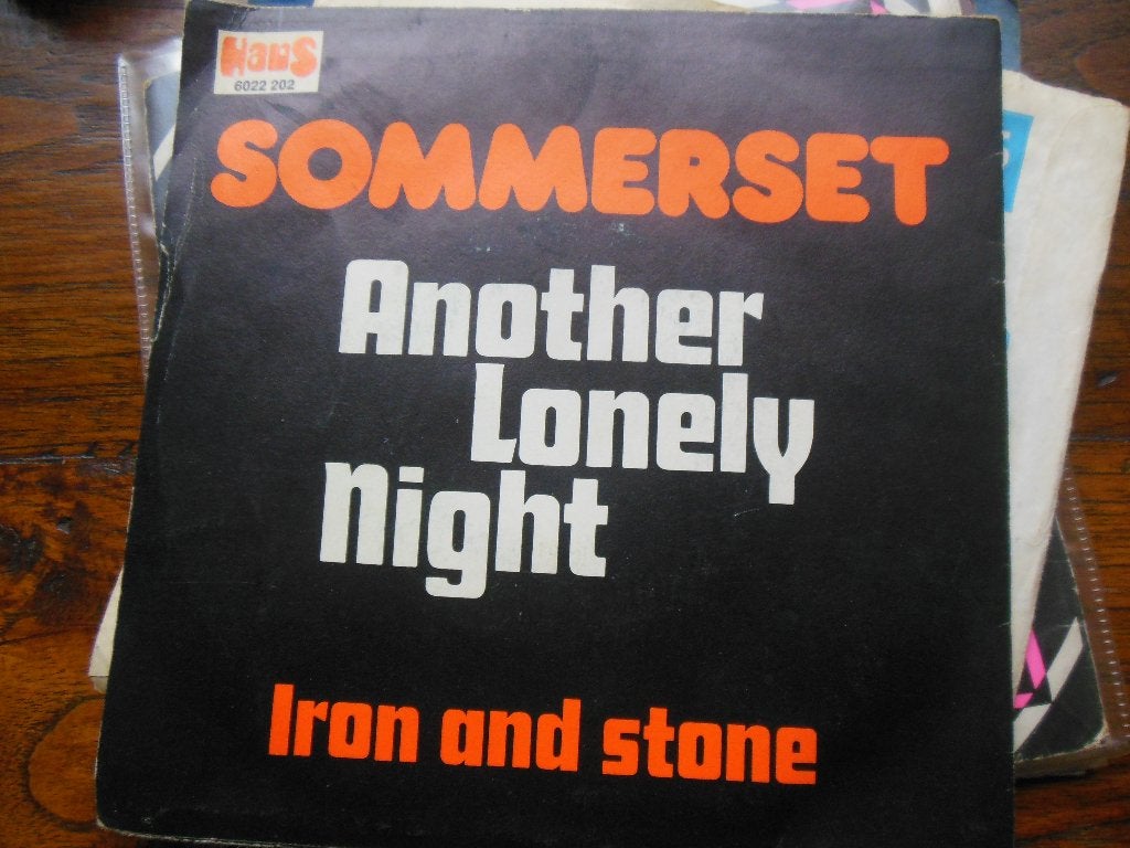 single sommerset another lonely night 45rpm jukebox vinyl, Gebruikt, 7 inch, Single, Ophalen of Verzenden