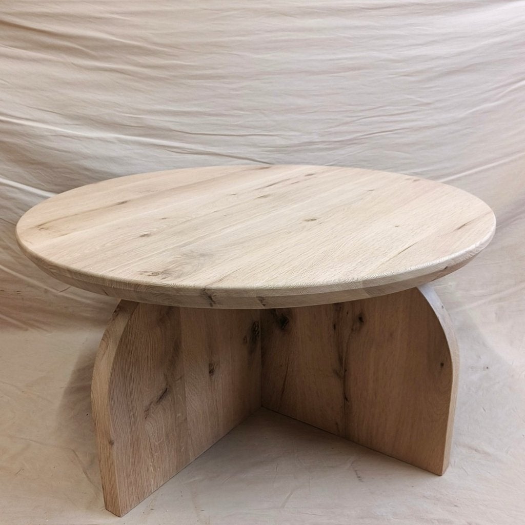 Rustieke Eiken Salontafel - Ultra Mat & Krasbestendig, Ophalen, 50 tot 100 cm, Rustiek, Nieuw