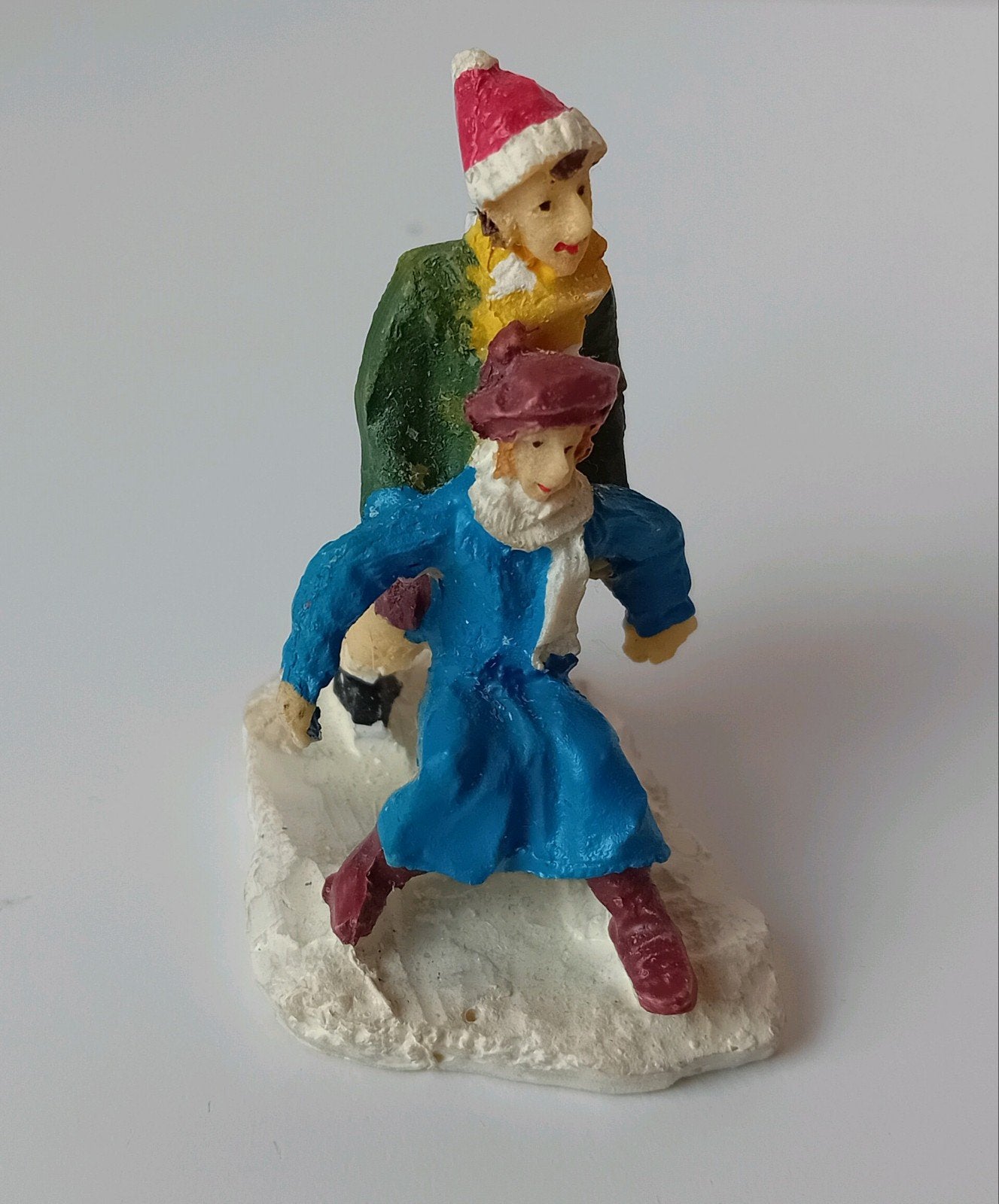 Kerstfiguur stelletje voor Kerstdorp, Diversen, Ophalen of Verzenden