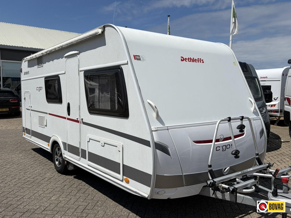 Dethleffs C'Go 495 QSK VERKOCHT, Dwarsbed, Bedrijf, Treinzit, Dethleffs