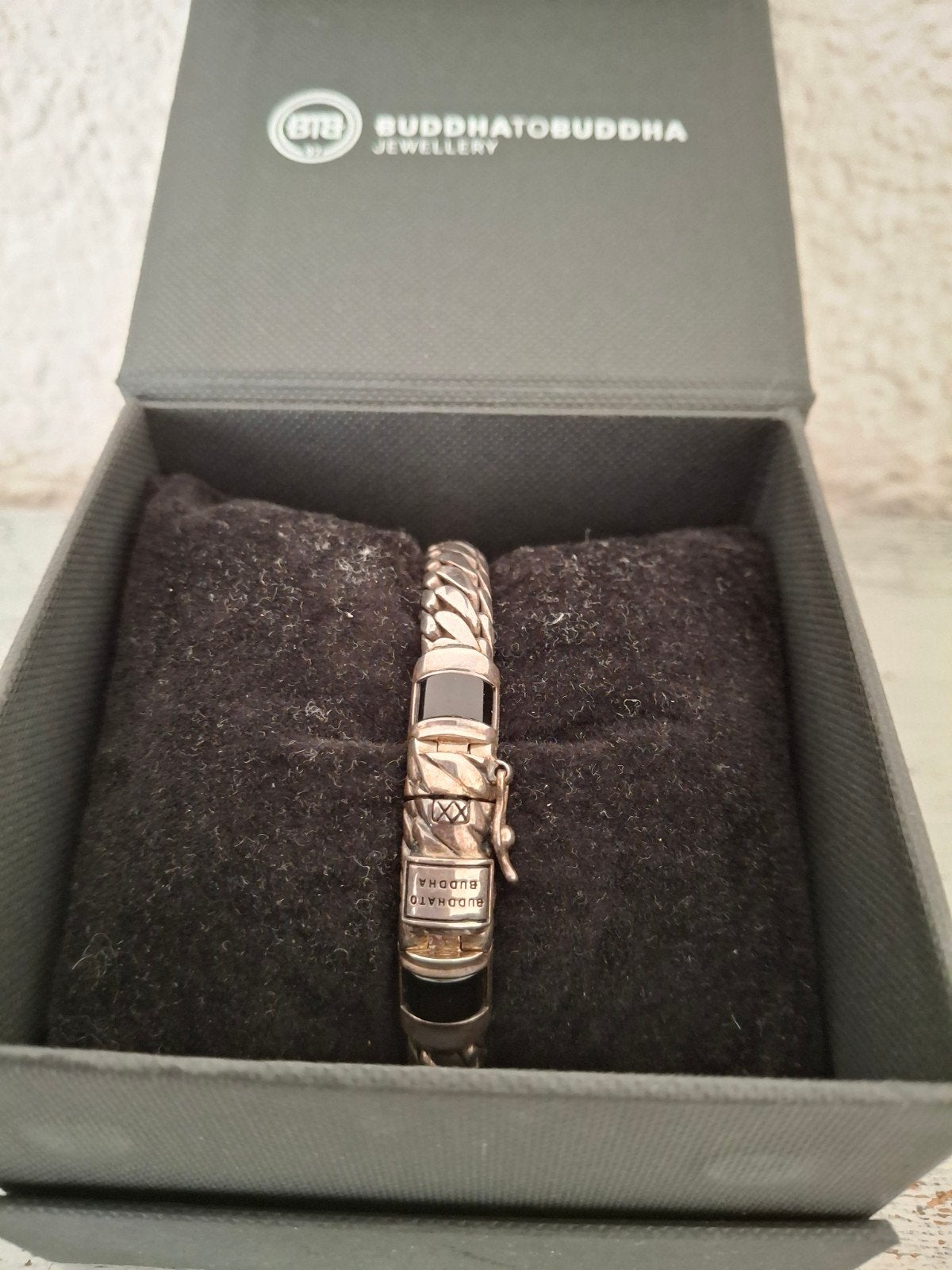 Buddha to Buddha armband, Ophalen, Zo goed als nieuw, Zilver, Zilver