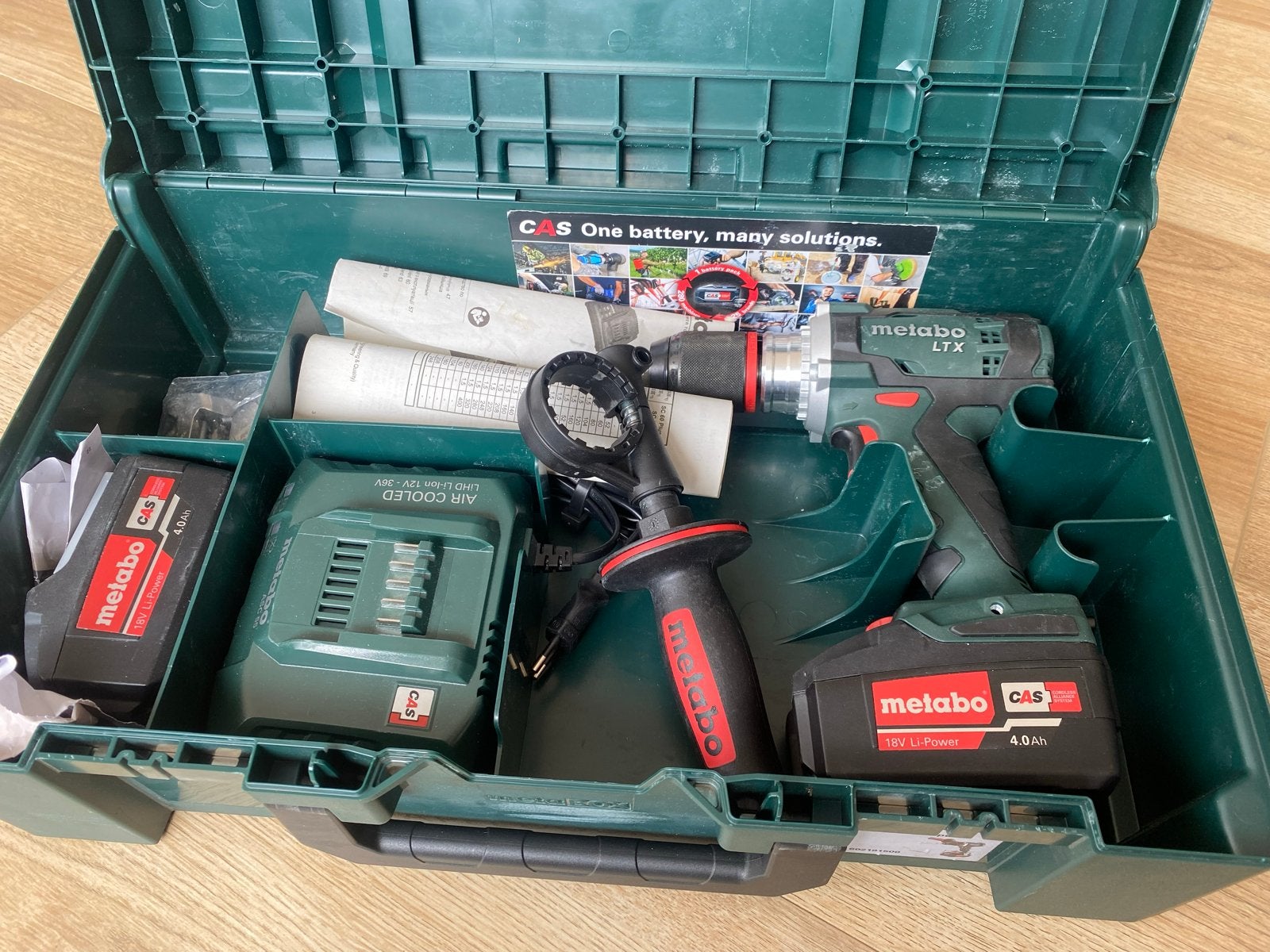 Metabo 18V LTX Boormachine - Zo goed als nieuw, Doe-het-zelf en Verbouw, Gereedschap | Boormachines, Boormachine, Variabele snelheid