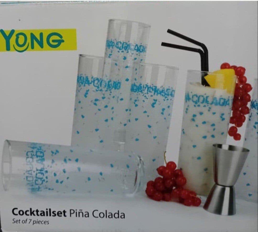 Cocktail Glazen 6x Met 1x Cocktail Maatje ( 7 Delig  ) Nieuw, Ophalen, Nieuw, Overige typen