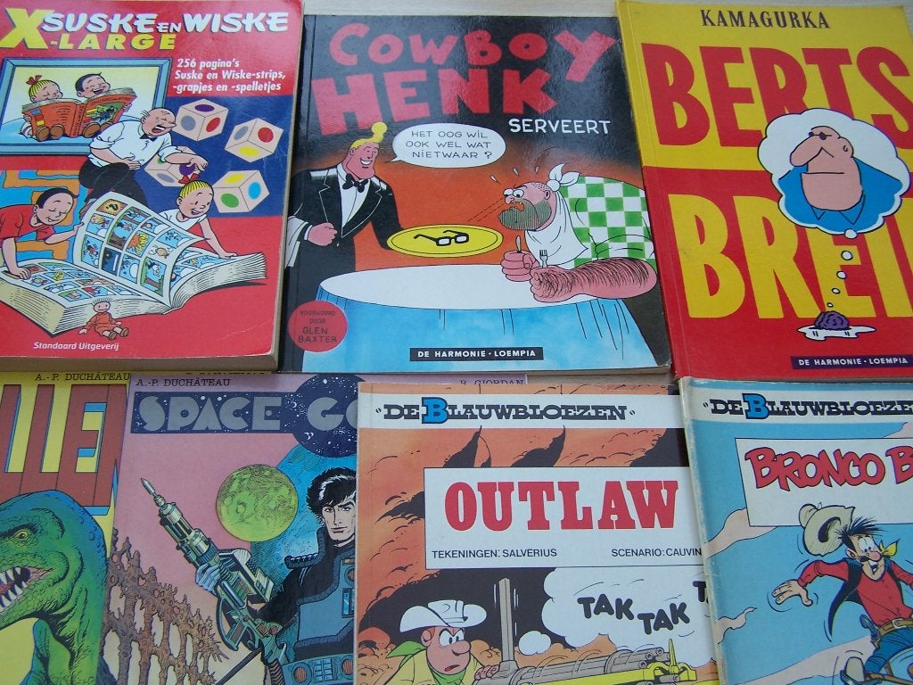 strips diverse-2de hands -zie lijst, Boeken, Stripboeken, Gelezen, Meerdere stripboeken, Ophalen of Verzenden