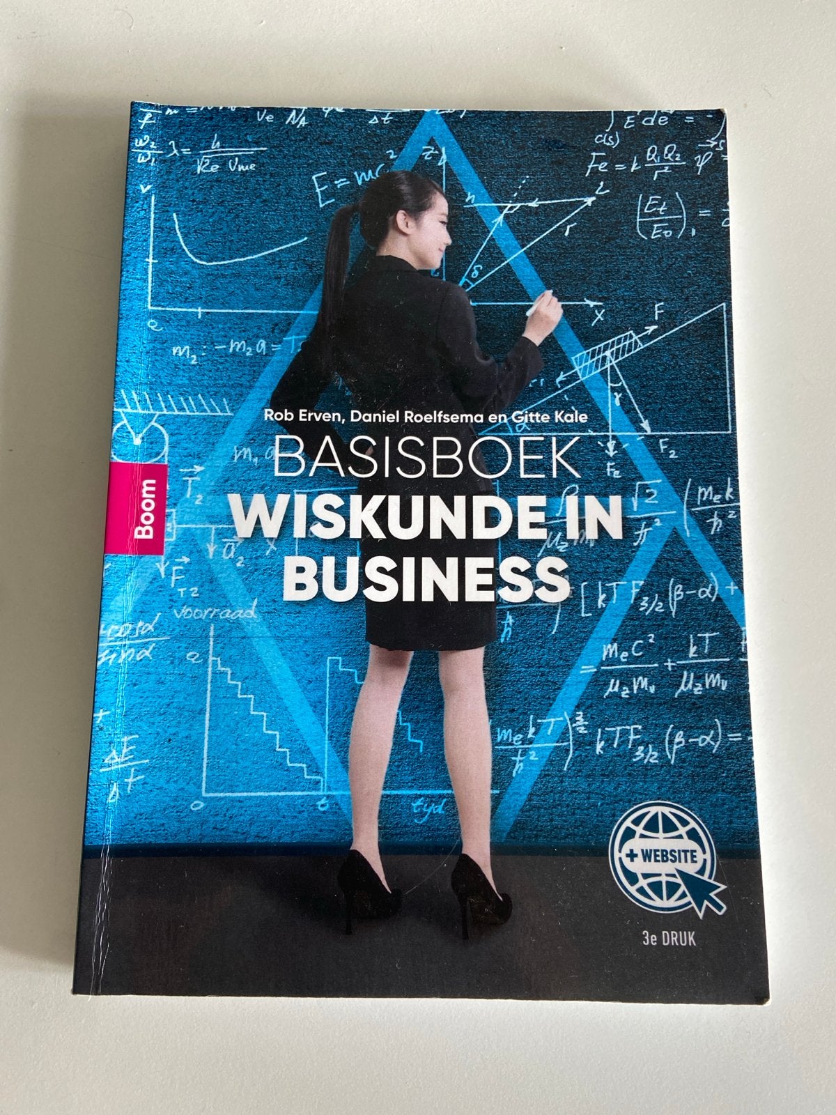 Basisboek Wiskunde in Business - 3e druk, Boeken, Ophalen of Verzenden, Beta, Zo goed als nieuw, HBO