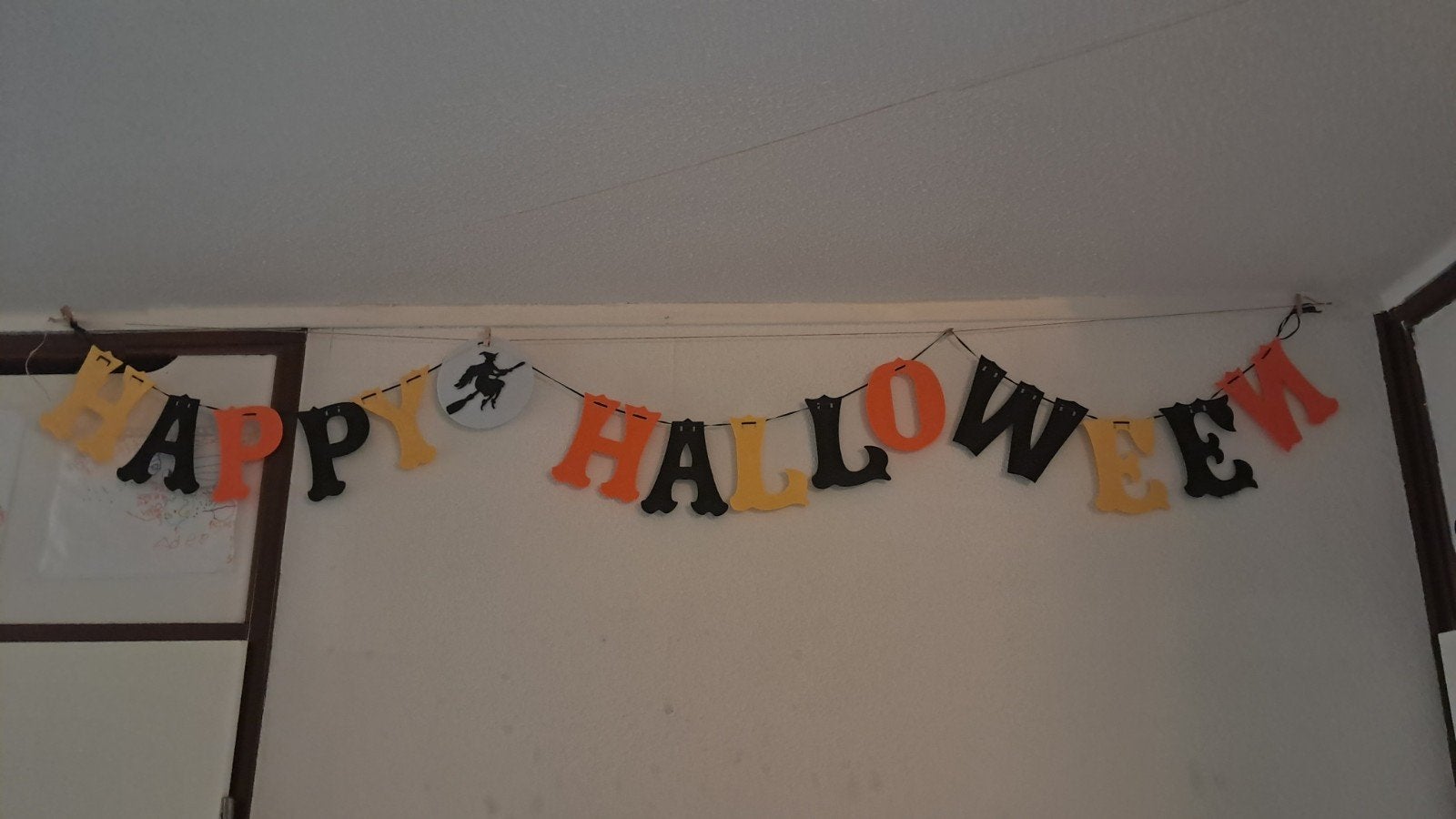 Nieuwe Vilten Halloween slinger, Ophalen of Verzenden, Nieuw, Versiering, Halloween of Griezel