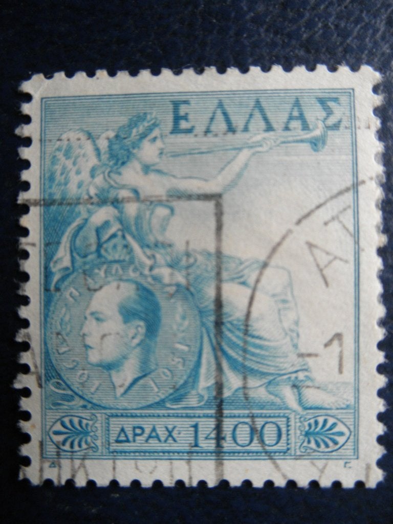Postzegels Griekenland 1952 nr. 594 godin Ruhmus - cw. 2,00., Ophalen of Verzenden, Griekenland, Gestempeld