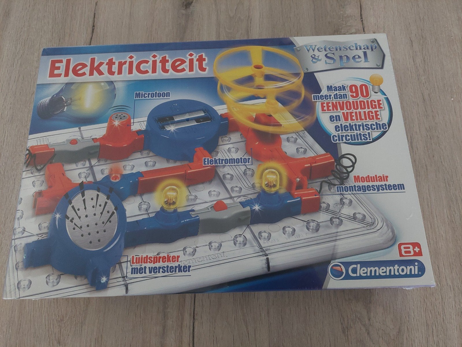 Clementoni Wetenschap & Spel Elektriciteit Experimenteerdoos, Ophalen, Nieuw, Elektronica, Met licht