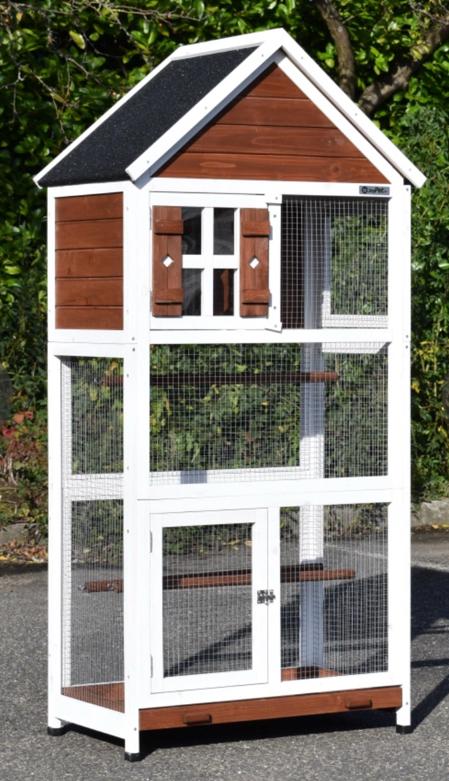 Nieuwe volière, Dieren en Toebehoren, Vogels | Hokken en Kooien, Ophalen, Nieuw, Hout, Volière