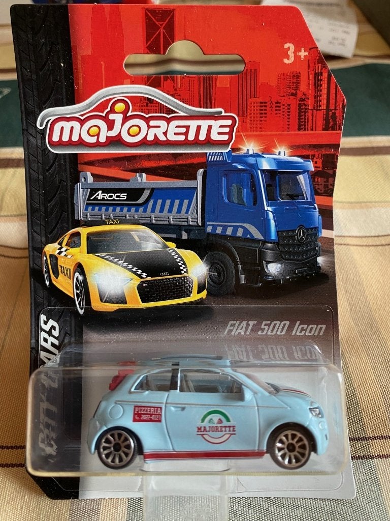 Majorette Fiat 500 CABRIOLET, Ophalen of Verzenden, Nieuw, Auto