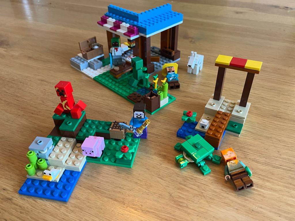 LEGO Minecraft Bundel: 30432, 21177 & 21184, Gebruikt, Minecraft, Lego, Ophalen of Verzenden