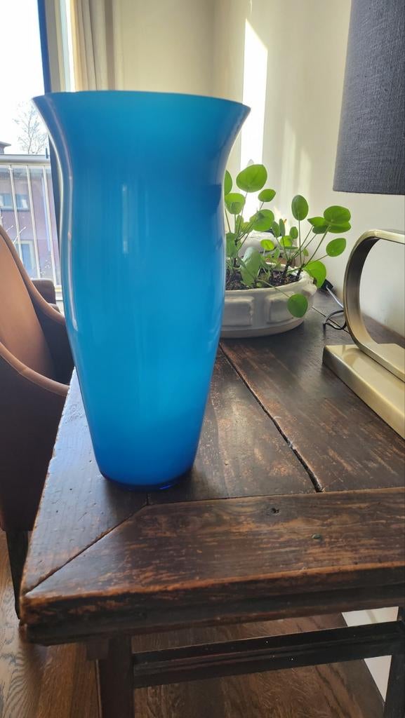 Polspotten   25 cm hoog, Ophalen, Blauw, Minder dan 50 cm, Glas