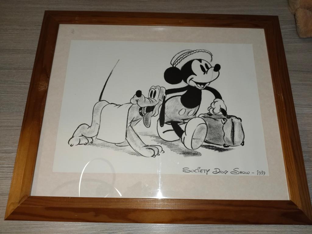 ingelijste print van Disney's "Society Dog Show" uit 1939, Ophalen