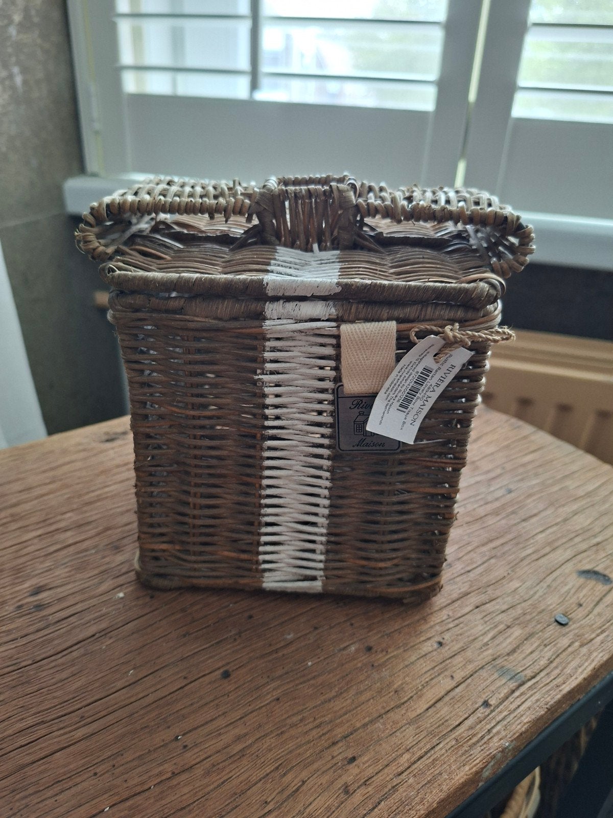 Riviera Maison Rattan Kado Mandje Groot, Ophalen of Verzenden, Zo goed als nieuw