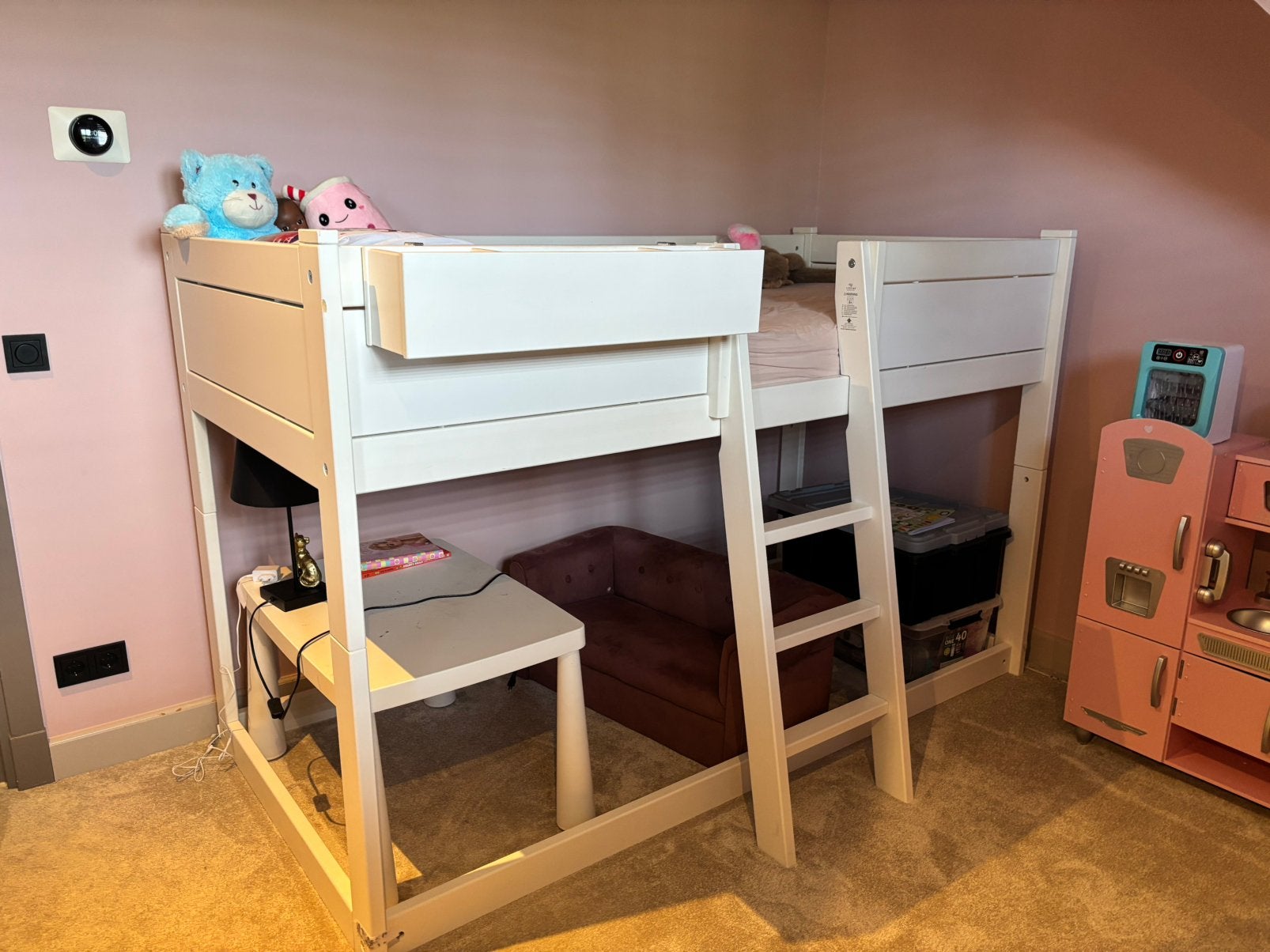 Lifetime Kidsrooms Hoogslaper (model 46252/462521), Ophalen, Gebruikt, Eenpersoons, 160 tot 180 cm