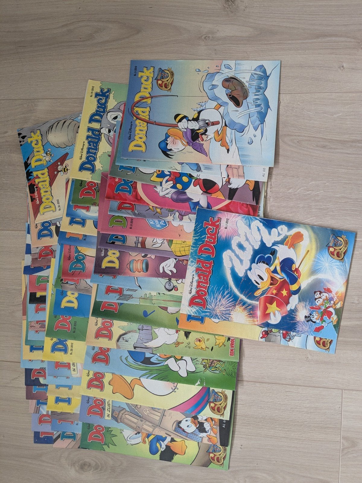 Donald Duck Jaargang 2012 Compleet - Alle Nummers, Complete serie of reeks, Walt Disney, Ophalen, Gelezen