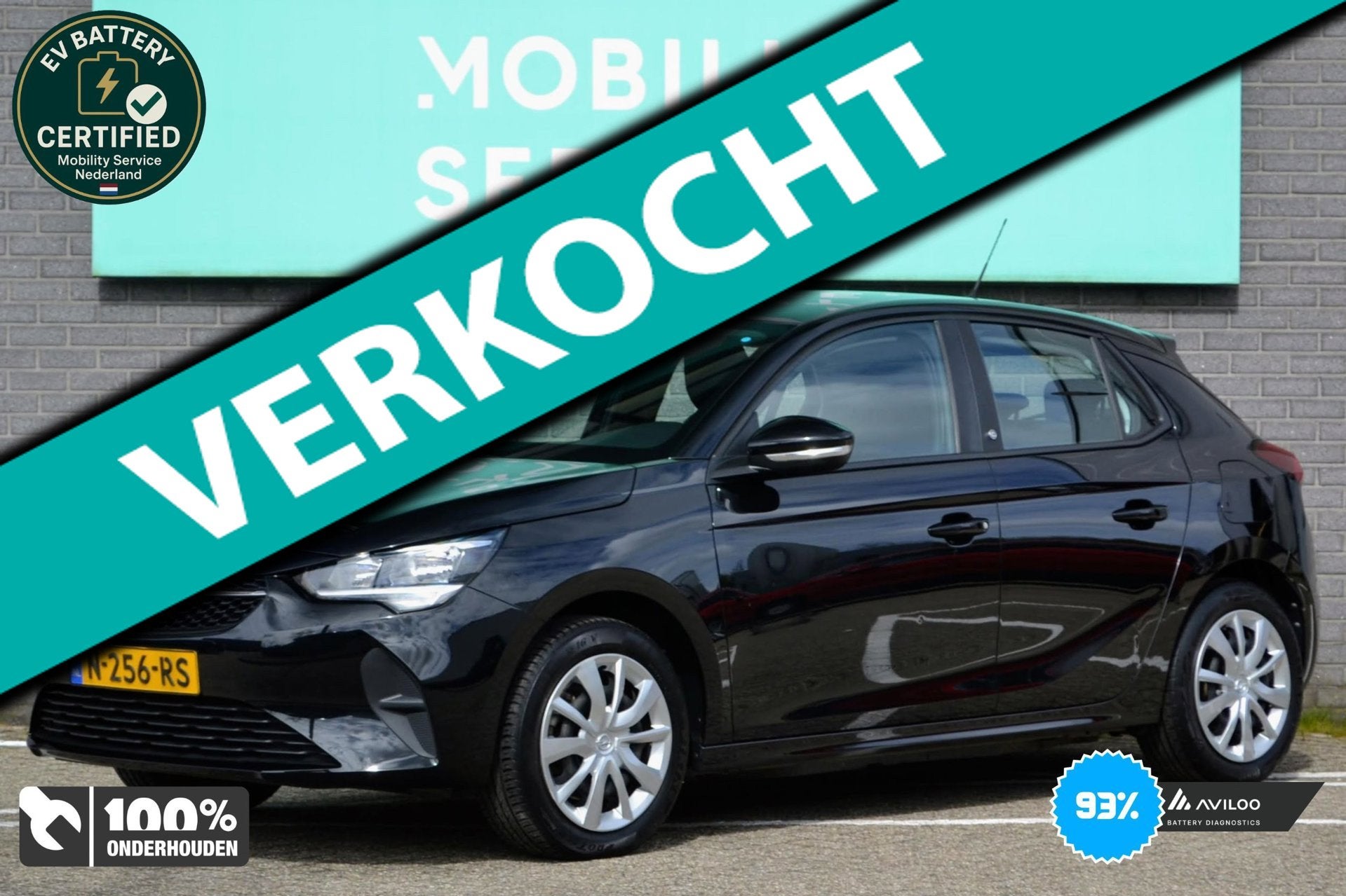 Opel Corsa-e Edition 50 kWh SOH93% CarPlay W.pomp Clima, Auto's, Opel, 330 km, Gebruikt, Zwart, Origineel Nederlands