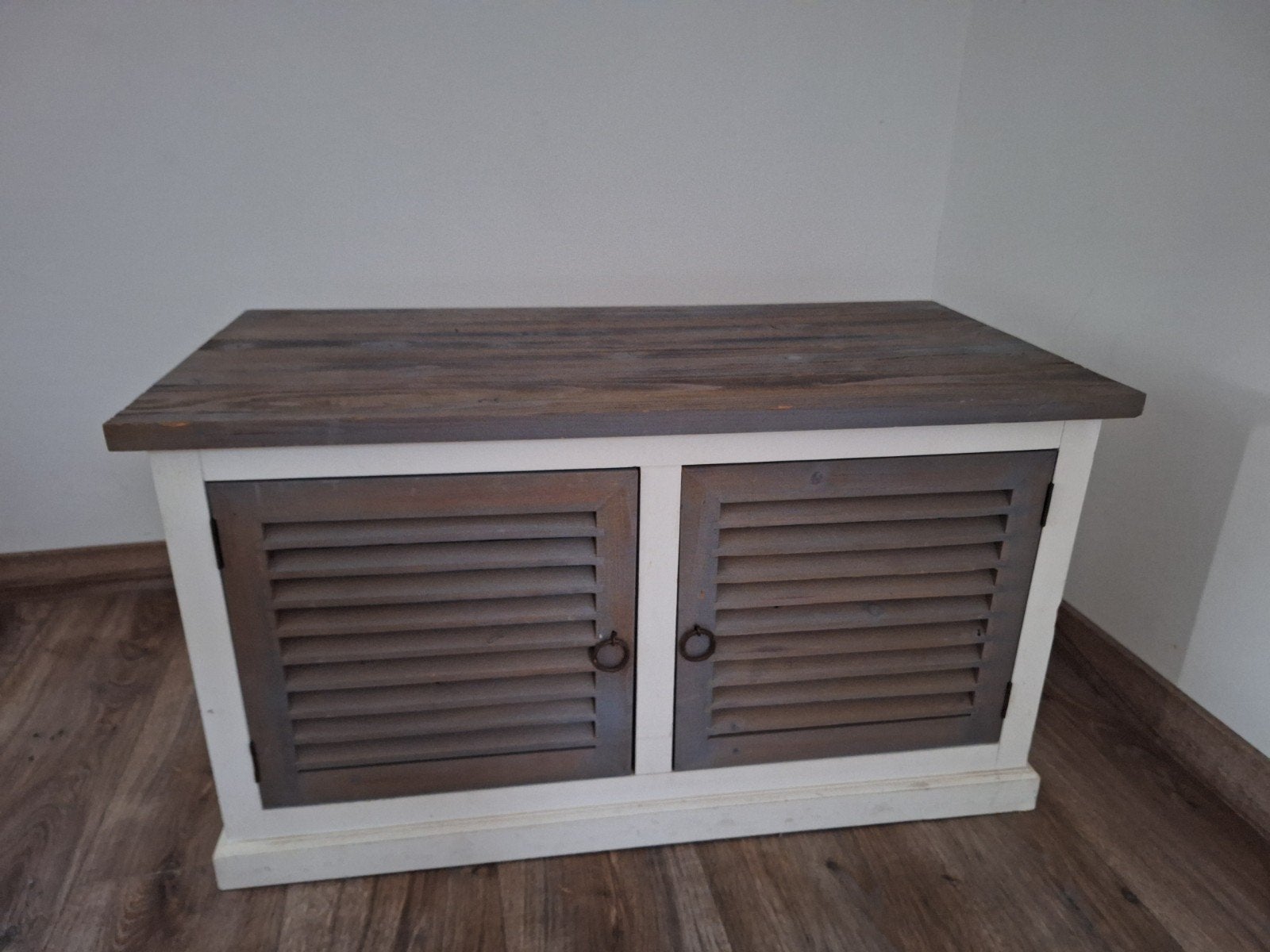 TV meubel 90 cm breed, Gebruikt, Minder dan 100 cm, 25 tot 50 cm, Overige houtsoorten