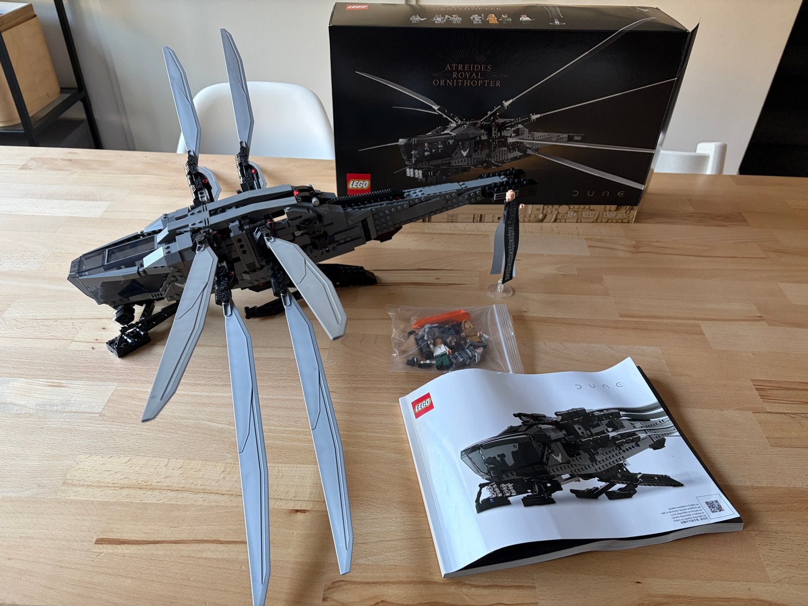 LEGO Icons Dune Atreides Royal Ornithopter 10327, Ophalen of Verzenden, Zo goed als nieuw, Overige merken