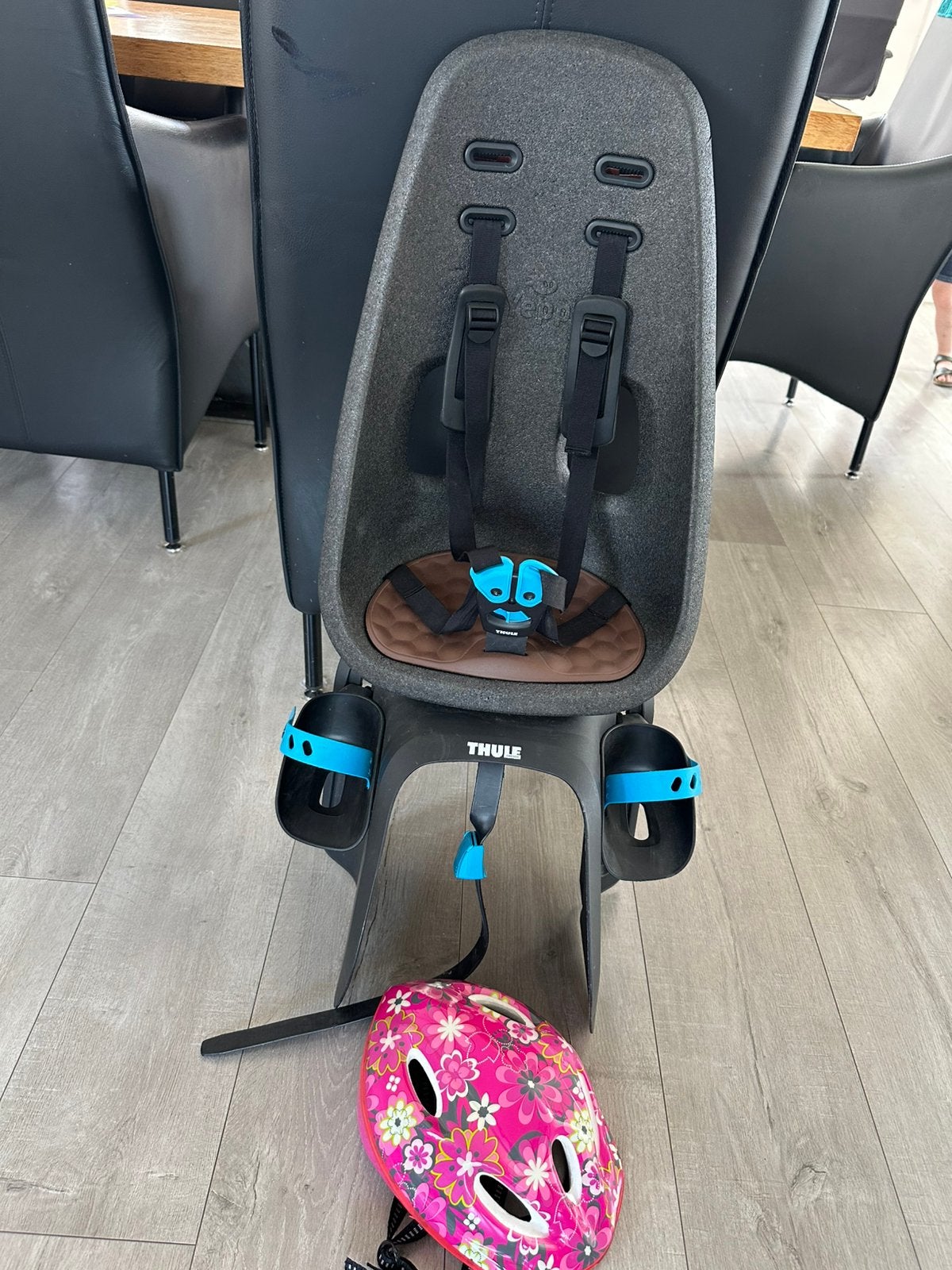 Yepp Tule fietsstoeltje, Ophalen, Zo goed als nieuw, Achterzitje, Voetsteuntjes