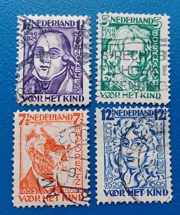 NVPH 220-223 Kinderpostzegels 1928 - gestempeld, Verzenden, T/m 1940, Gestempeld