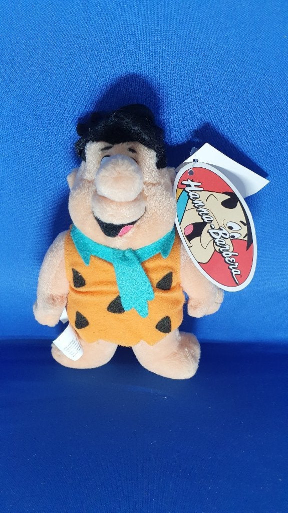 Fred Flintstone knuffeltje, Play by Play 1998, met label. T1, Tweedehands verkoop, Tweedehands verkoop, Gebruikt, Overige typen