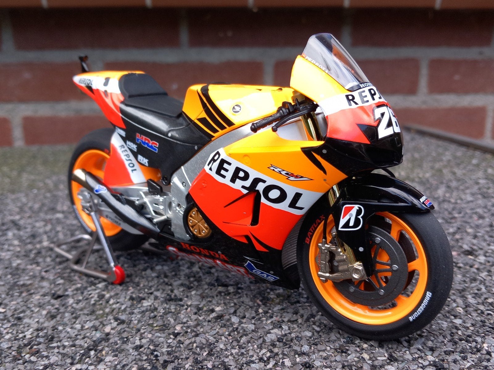 Honda RC213V #26 Dani Pedrosa 2012. 1/12, Ophalen of Verzenden, Nieuw, 1:9 t/m 1:12, Motor