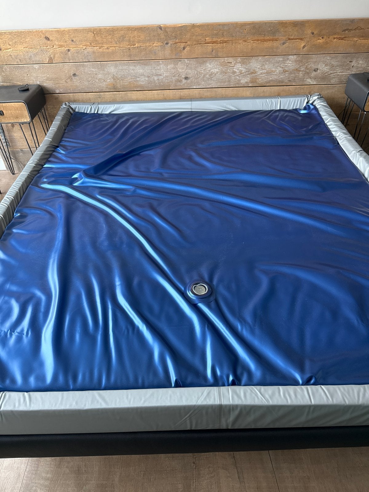 Waterbed met lades en gestabiliseerd matras. Maat 1.80-2.10, Huis en Inrichting, Duo-systeem, 210 cm, Tweepersoons, Ophalen of Verzenden