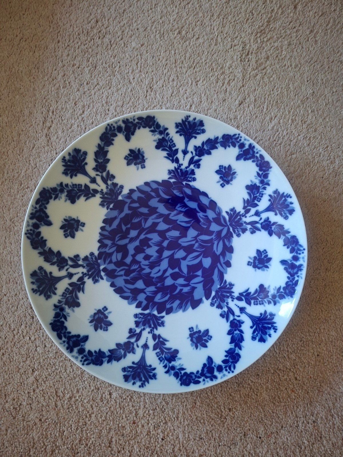 Heinrich Germany Echt Kobalt Wandbord, Ophalen