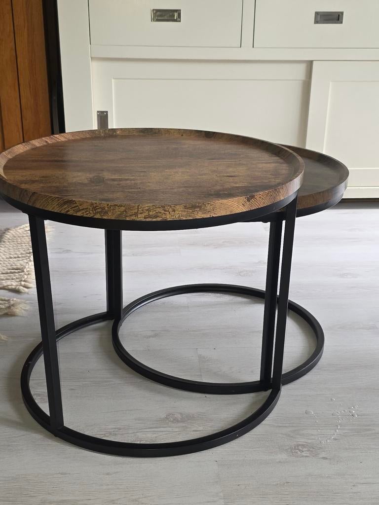 2 salontafel, bijzetafel, Ophalen