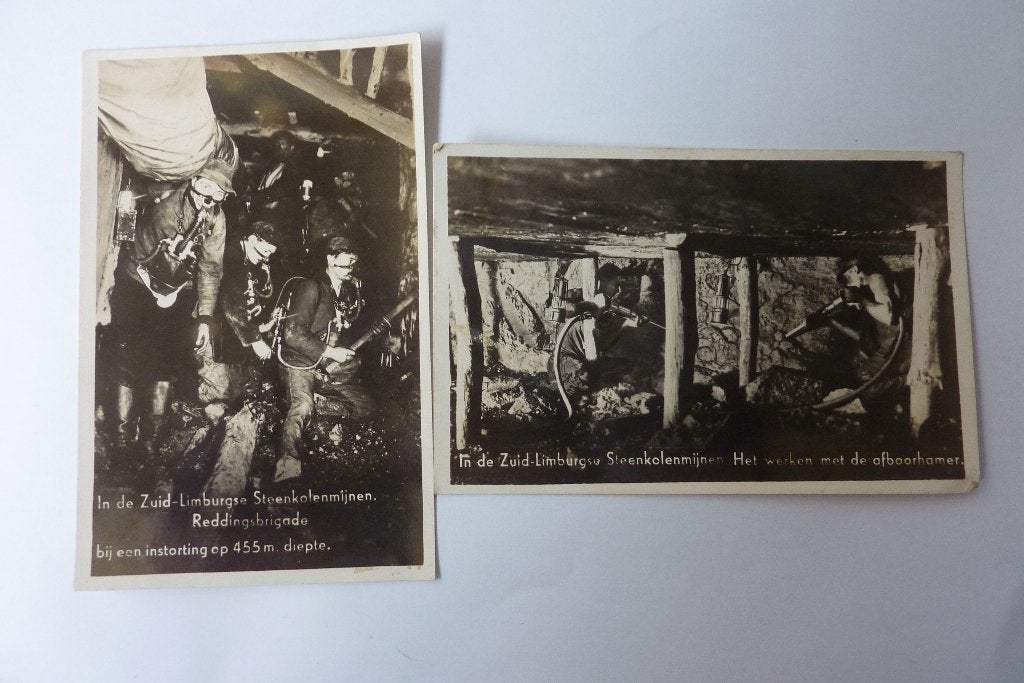 2x Steenkolenmijnen Zuid Limburg 1949, Ophalen of Verzenden, 1940 tot 1960, Limburg
