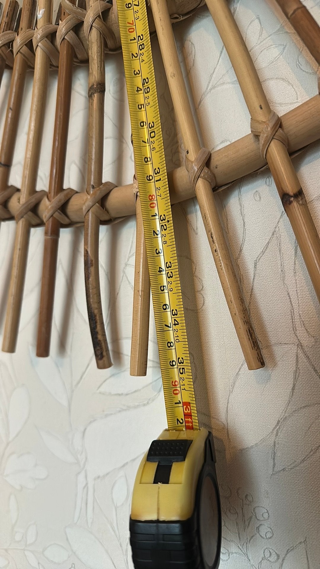 Rotan spiegel - Rond en stijlvol, Ophalen, Rond, Minder dan 100 cm