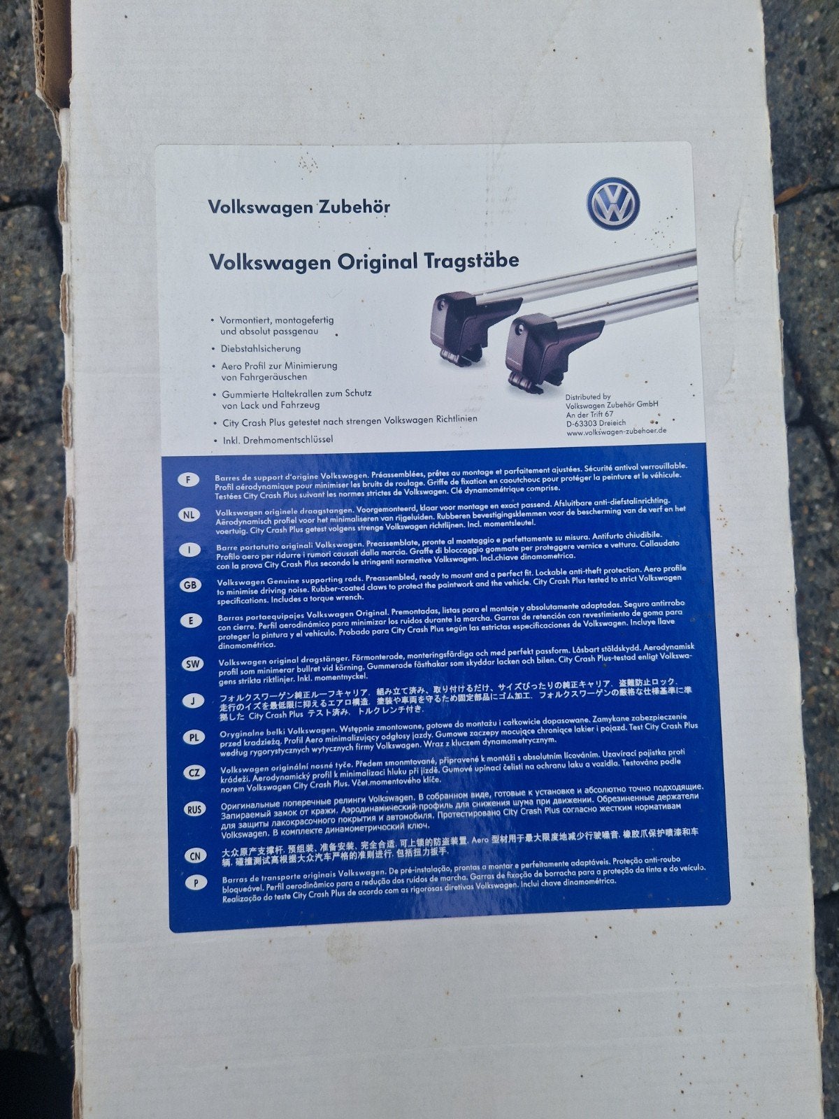 Originele VW Tiguan (2016->) dakdragers - Zo goed als nieuw, Ophalen of Verzenden, Zo goed als nieuw
