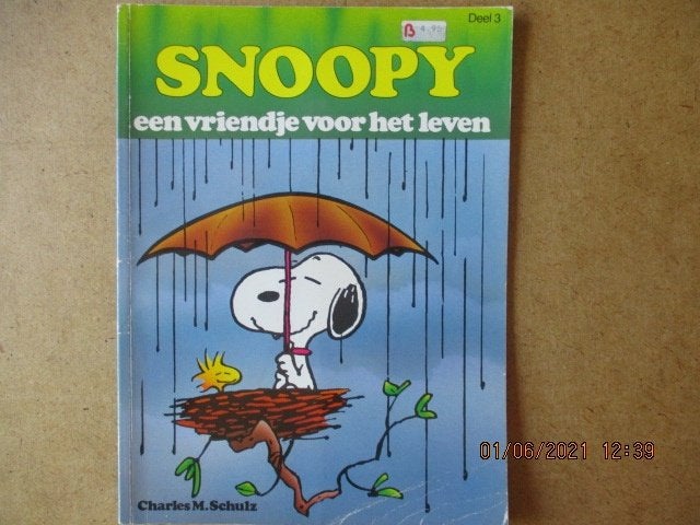 adv3989 snoopy 4, Eén stripboek, Ophalen, Gelezen