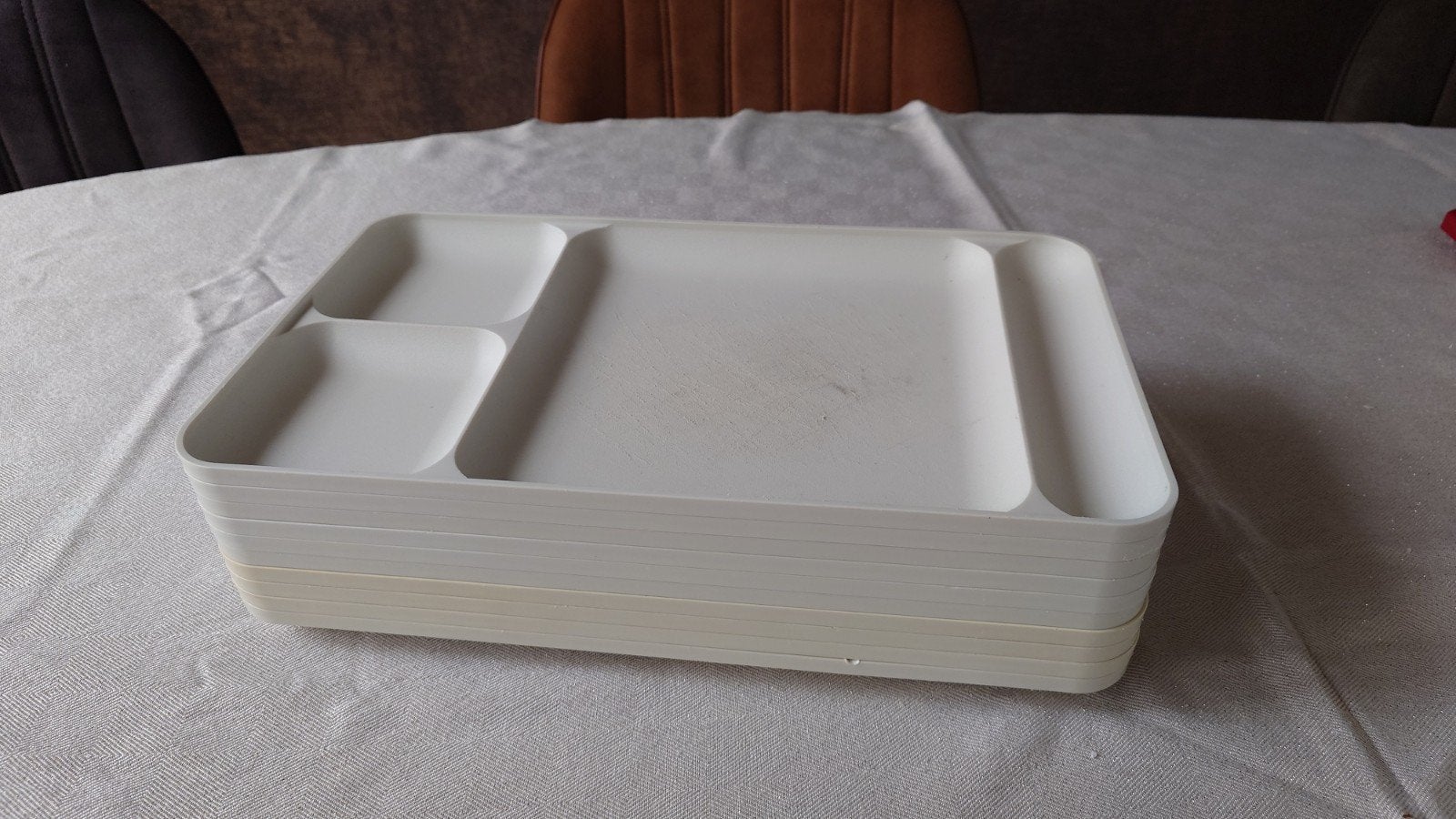 12x Tupperware Variablad compartimenten, Ophalen, Gebruikt, Wit, Overige typen