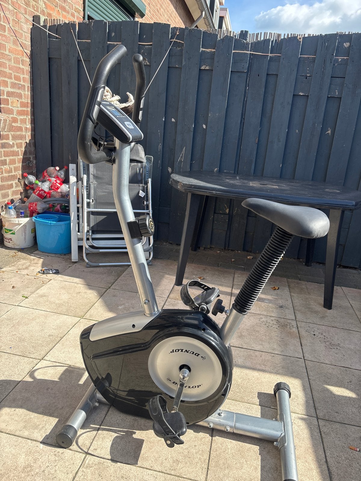 Dunlop Hometrainer - Zo goed als nieuw, Sport en Fitness, Ophalen of Verzenden, Zo goed als nieuw, Metaal, Benen